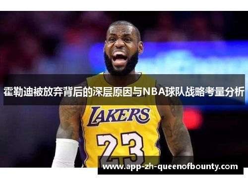 霍勒迪被放弃背后的深层原因与NBA球队战略考量分析